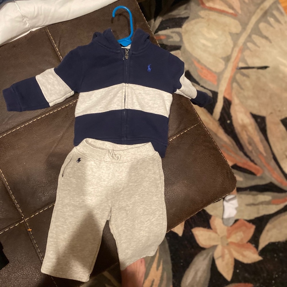Ralph Lauren polo set 6 mths boy .